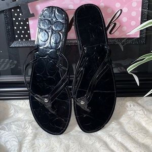 Wonens Authentic Coach Sandals / Flip Flops 9/10